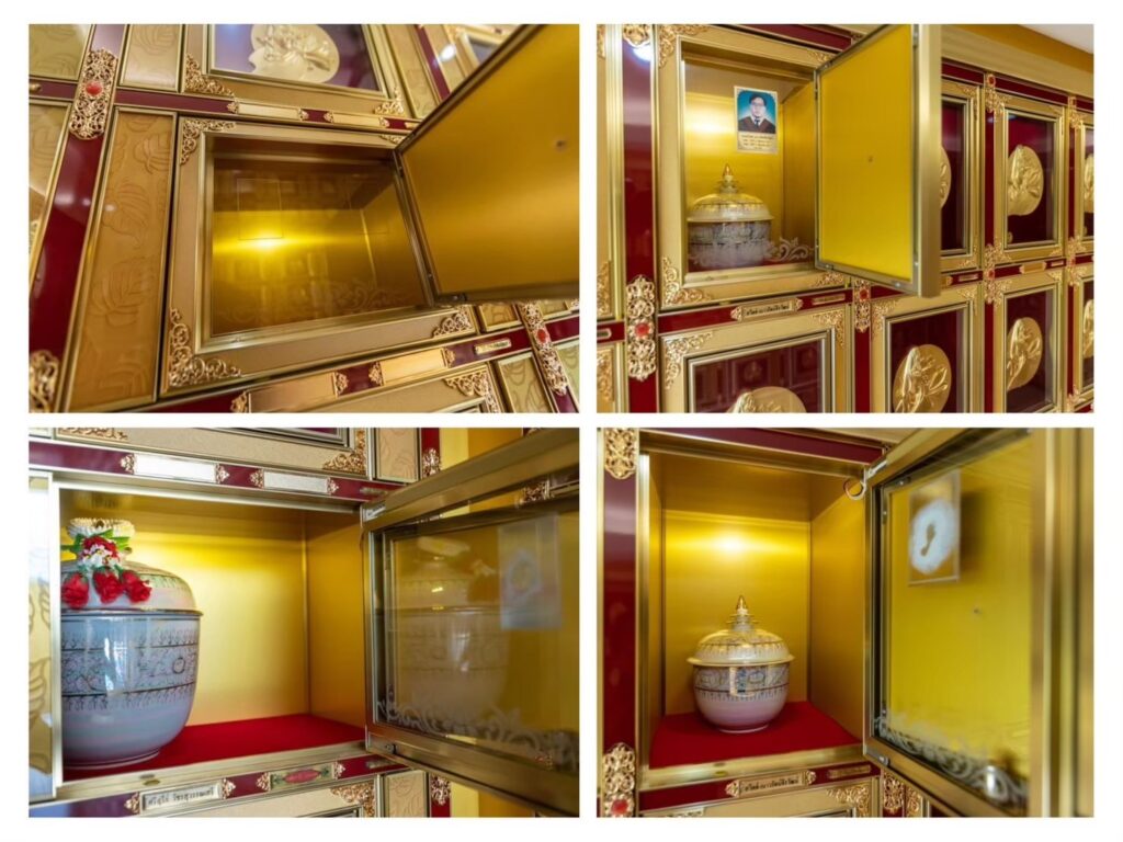 ช่องเก็บอัฐิ Columbarium ชลบุรี ลวดลายพระโพธิสัตว์กวนอิม